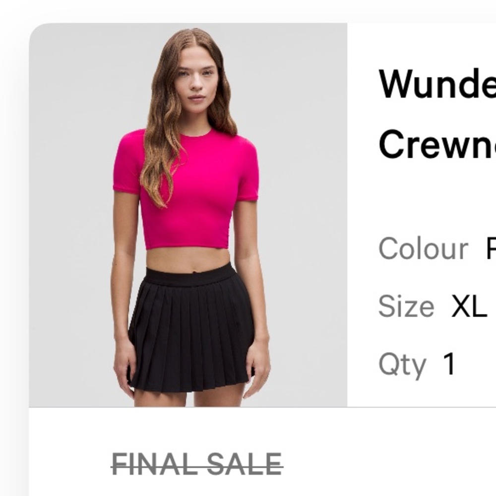 Lululemon 2piece  Passionate Shirt and Short Set